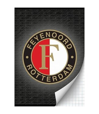 28 Stuks Feyenoord Schrift A4 Geruit