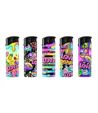 Aansteker Love U 50 x