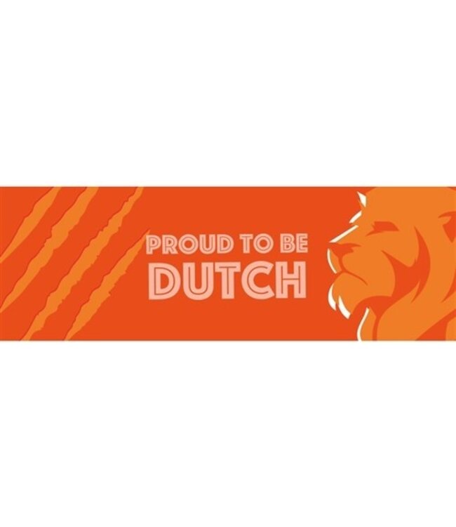 Gevelbanner ’proud to be dutch’ (74 x 220cm)