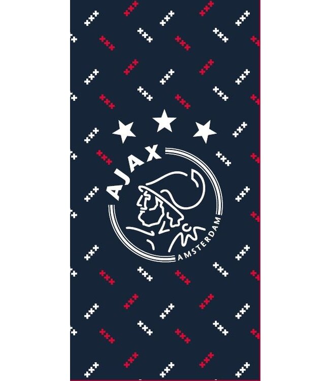 Ajax Badhanddoek/Strandlaken Navy 70x140 cm