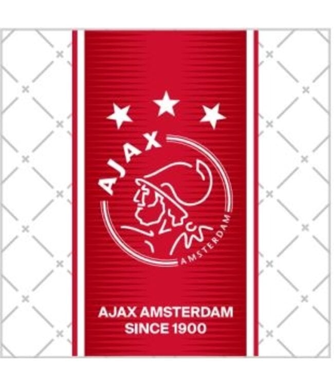 Ajax Kussen Wit Rood Wit XXX