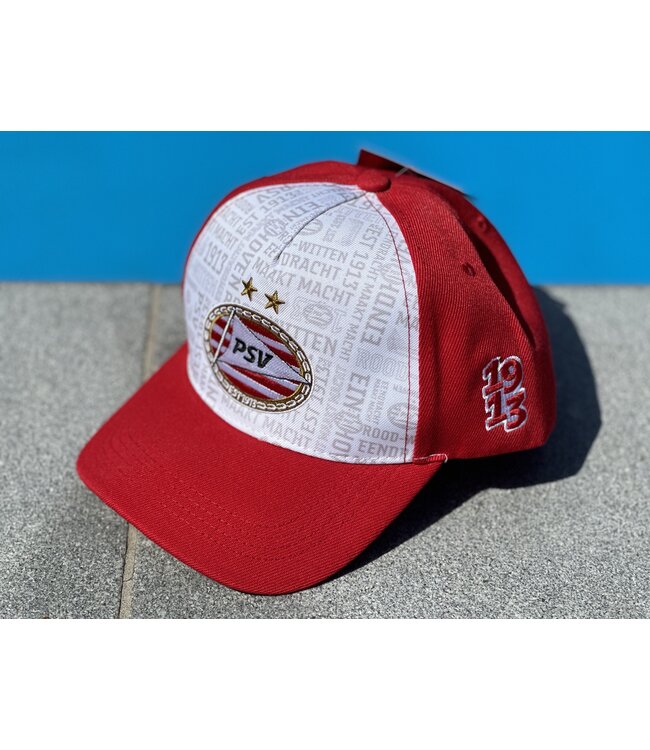 PSV Cap All Over Rood Wit SR