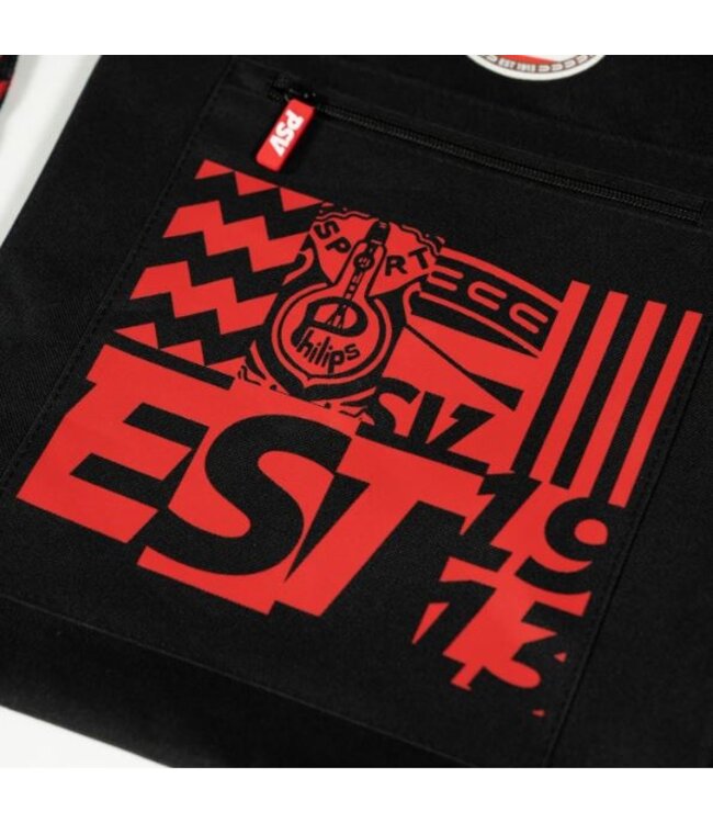 PSV Gymtas Blokken Zwart Rood