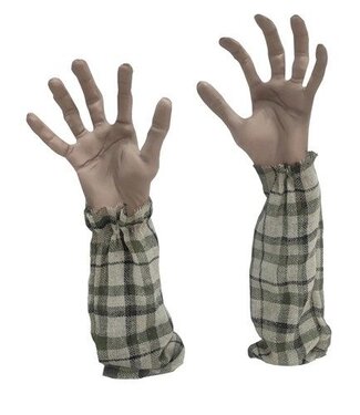 Zombie armen op stok (2st) - Halloween -