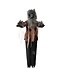 Geanimeerde hangende wolf (120cm) - Halloween -