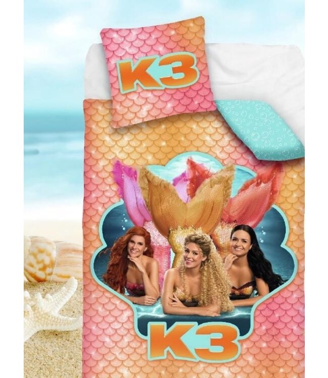 K3 Dekbed Overtrek - Lied van de zeemeermin  - K3 Film