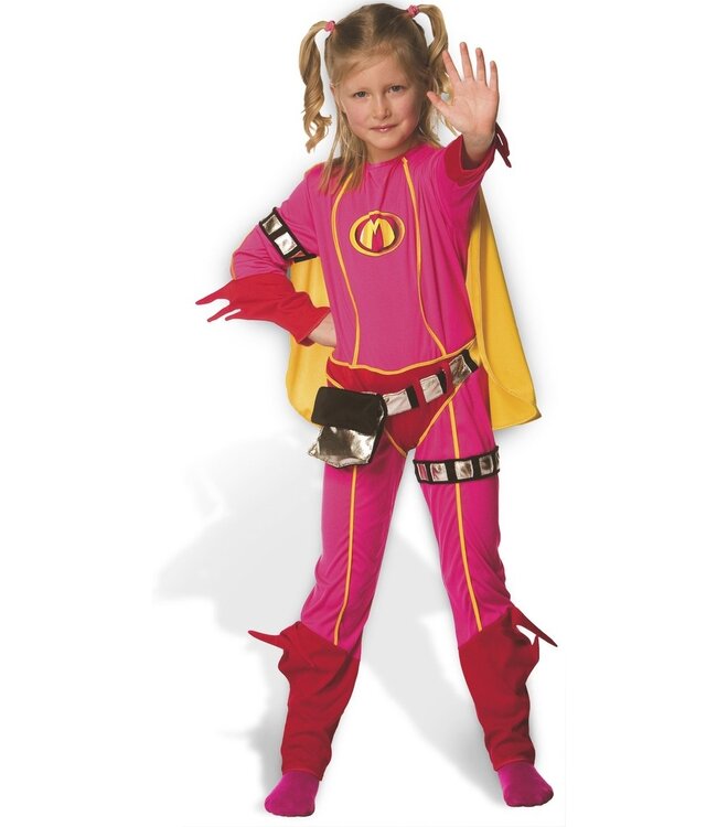 Mega Mindy verkleedpak met cape (3-5j)