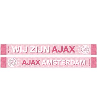 Ajax Sjaal Roze Wij Zijn AJAX