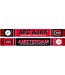 Ajax Sjaal rood zwart logo en schild