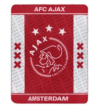 Ajax Fleeceplaid Logo 150x120 cm