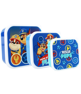 PAW Patrol Snackbox - set 3 delig -