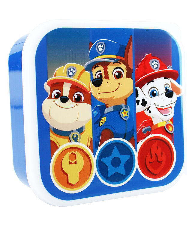 PAW Patrol Snackbox - set 3 delig -