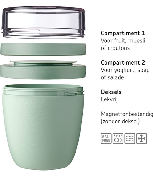 Mepal Ellipse Lunchpot -Nordic Sage