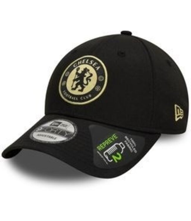 Chelsea Seasonal Pop 9Forty Logo New Era Cap Zwart