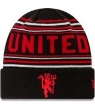 Manchester United Stripe Cuff Beanie