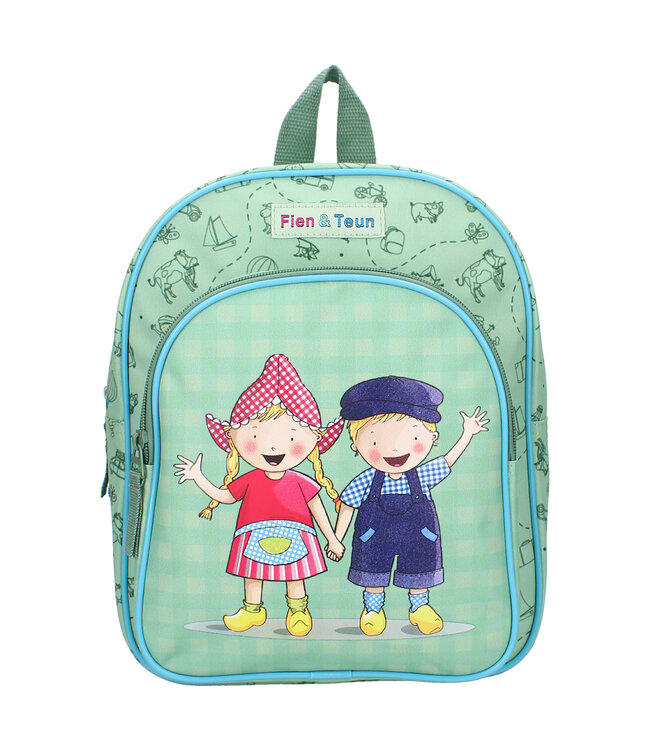 Fien & Teun Rugzak  Dierenvriendjes Blauw