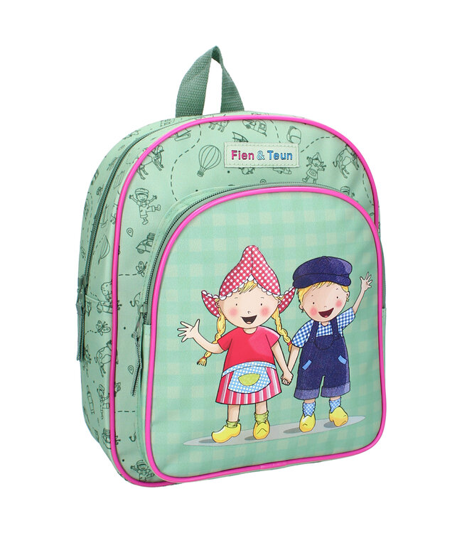 Fien & Teun Rugzak  Dierenvriendjes Roze