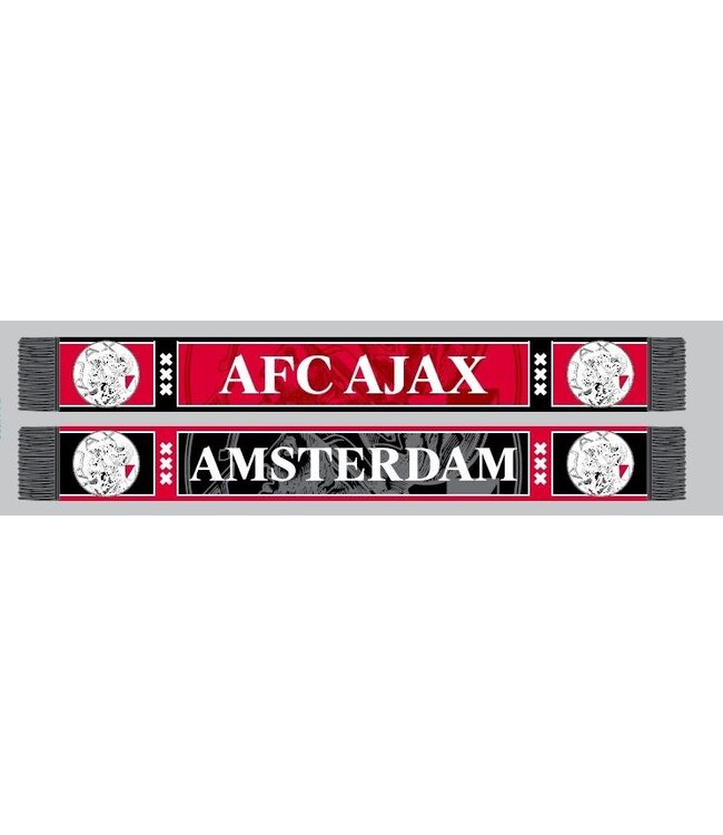 Ajax Sjaal Rood Zwart AFC Ajax god