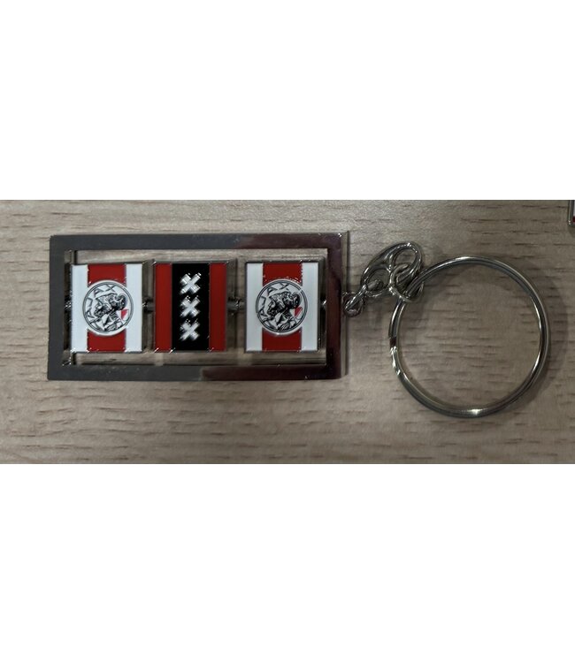 Ajax Sleutelhanger 3 Kubus Oud Logo