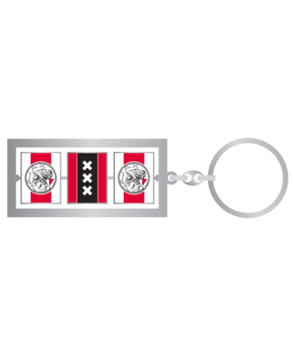 Ajax Sleutelhanger 3 Kubus Oud Logo