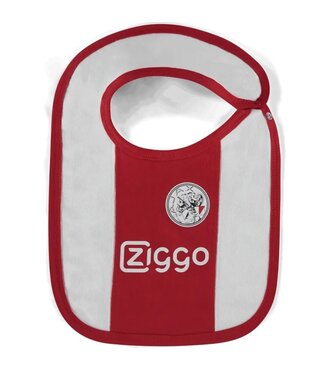 Ajax Baby Slabbetje Oud Logo Wit Rood Wit