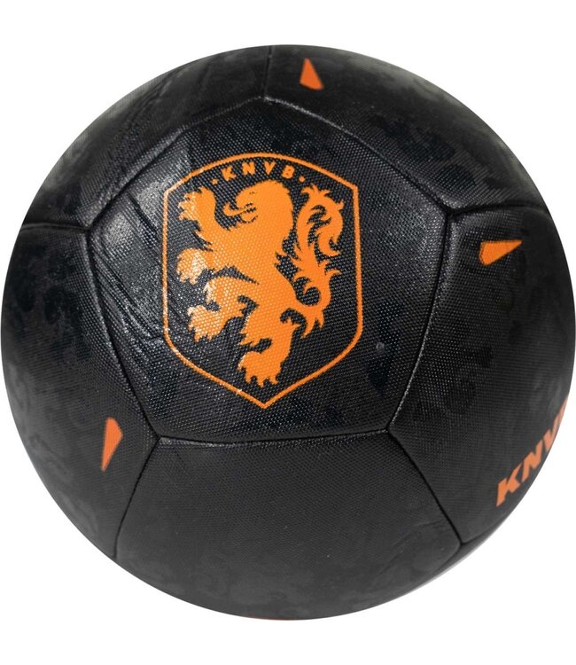 KNVB Voetbal Logo Leeuw Zwart Maat 5