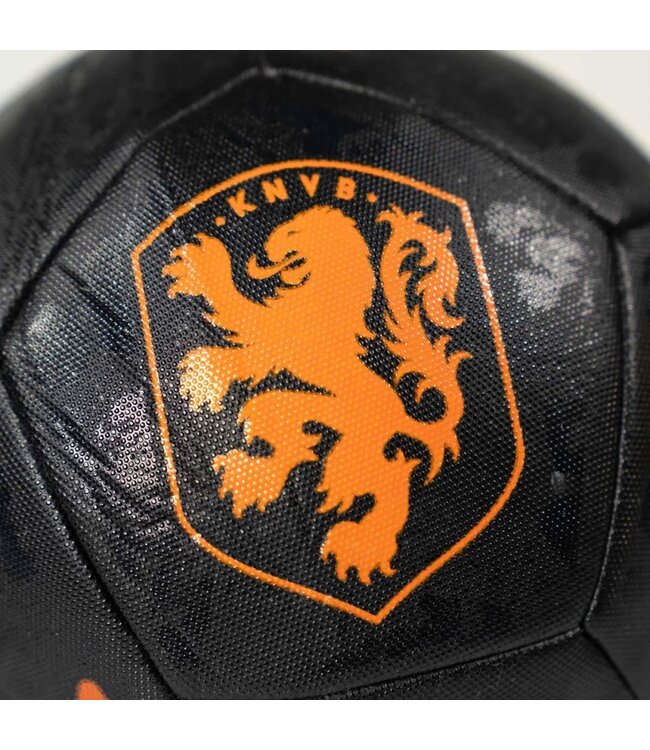 KNVB Voetbal Logo Leeuw Zwart Maat 5