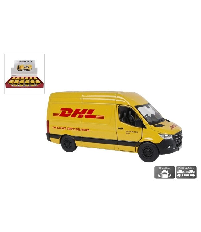 40x Gele DHL bus