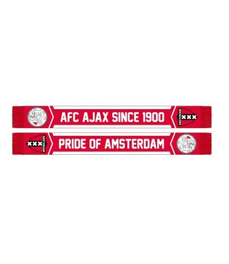 Ajax Sjaal rood Pride of Amsterdam wapen OL
