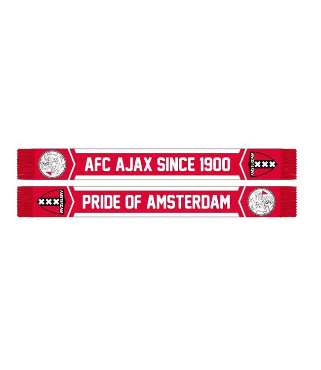 Ajax Sjaal rood Pride of Amsterdam wapen OL