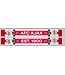 Ajax Sjaal rood wit AFC Ajax est 1900 oud logo