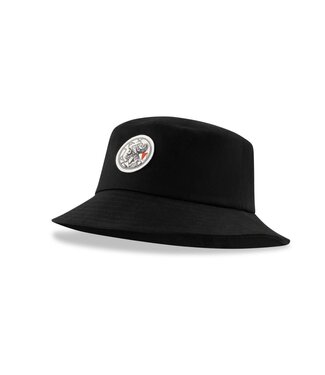 Ajax Bucket Hat Zwart Oud Logo