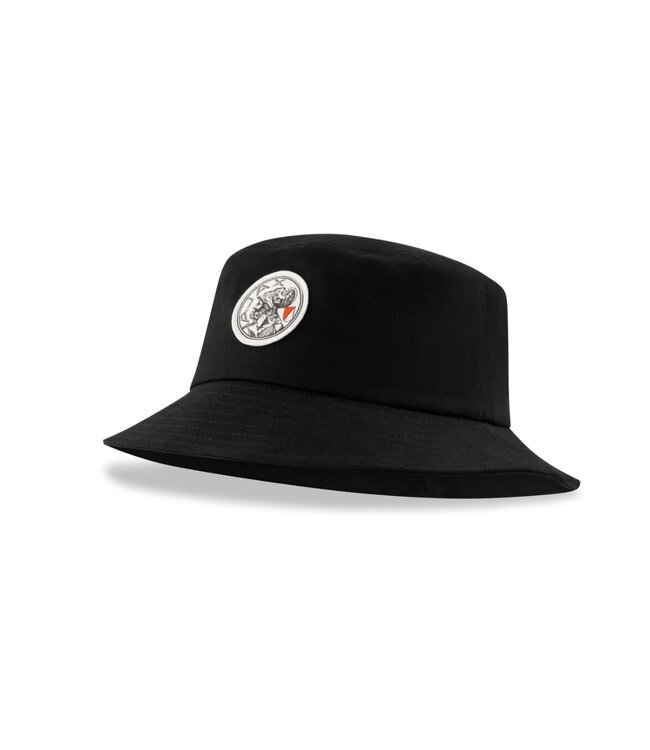Ajax Bucket Hat Zwart Oud Logo