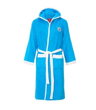 Ajax Badjas blauw met oud logo 128-140
