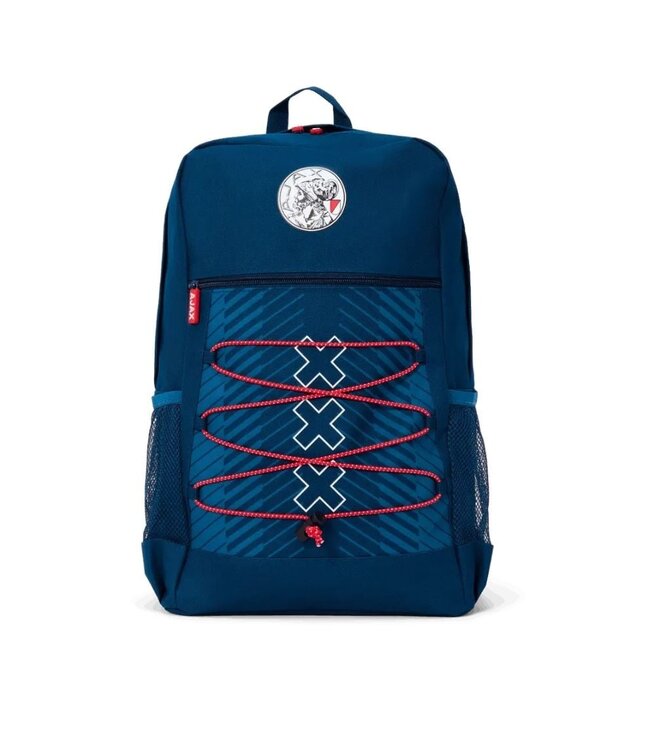 Ajax Rugtas Medium navy oud logo