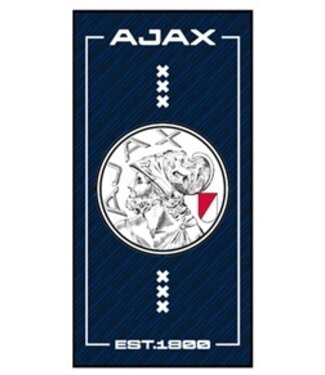 Ajax Handdoek Navy Blauw oud logo 50x100cm