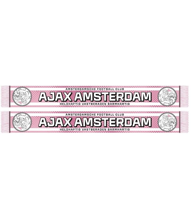 Ajax Sjaal Roze spikkel