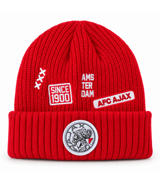 Ajax Muts rood patches oud logo kids