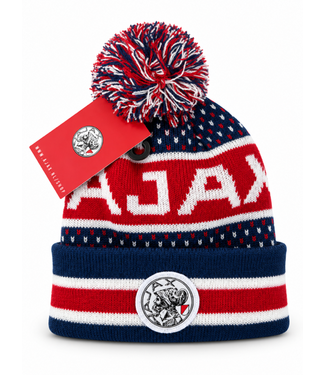 Ajax Muts Blauw Rood Pom Kids