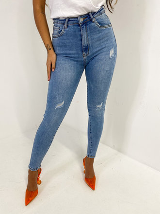 Super high waist jeans | Jeans met extra hoge taille - Deems