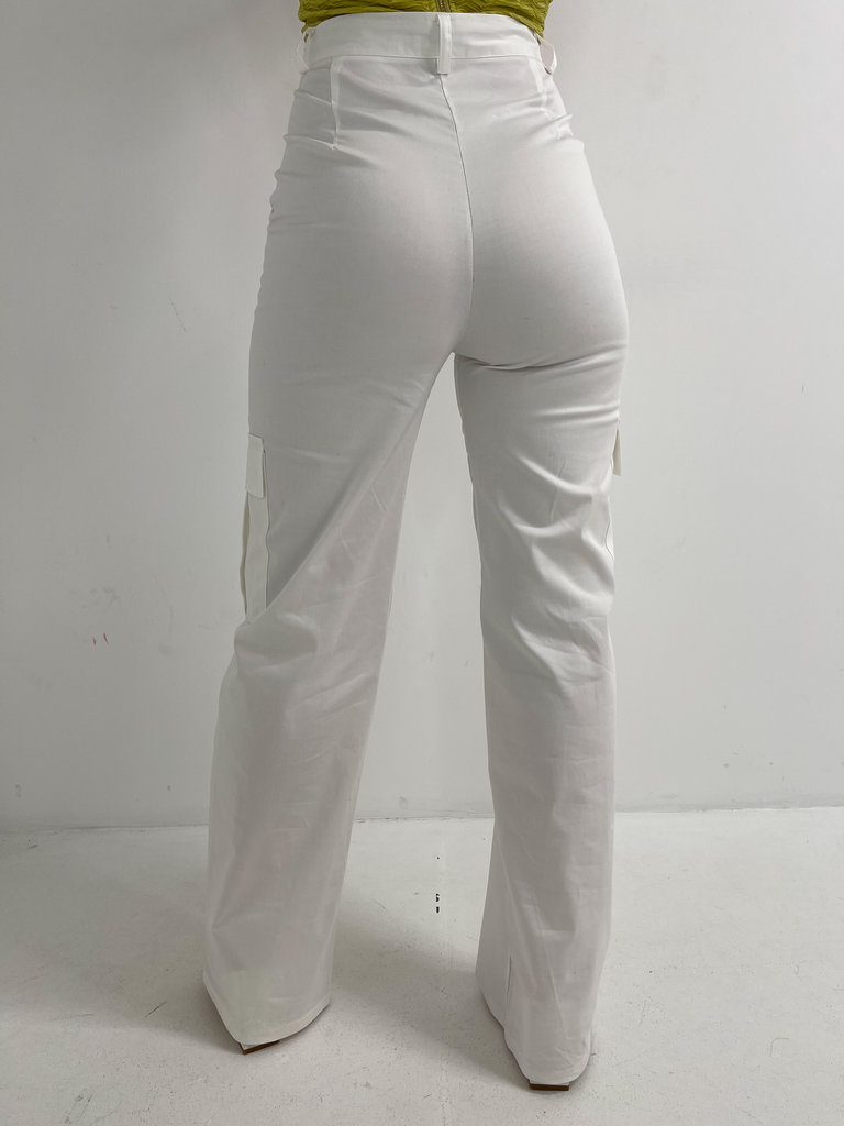 Deems "Raey" Cargo Pants - White