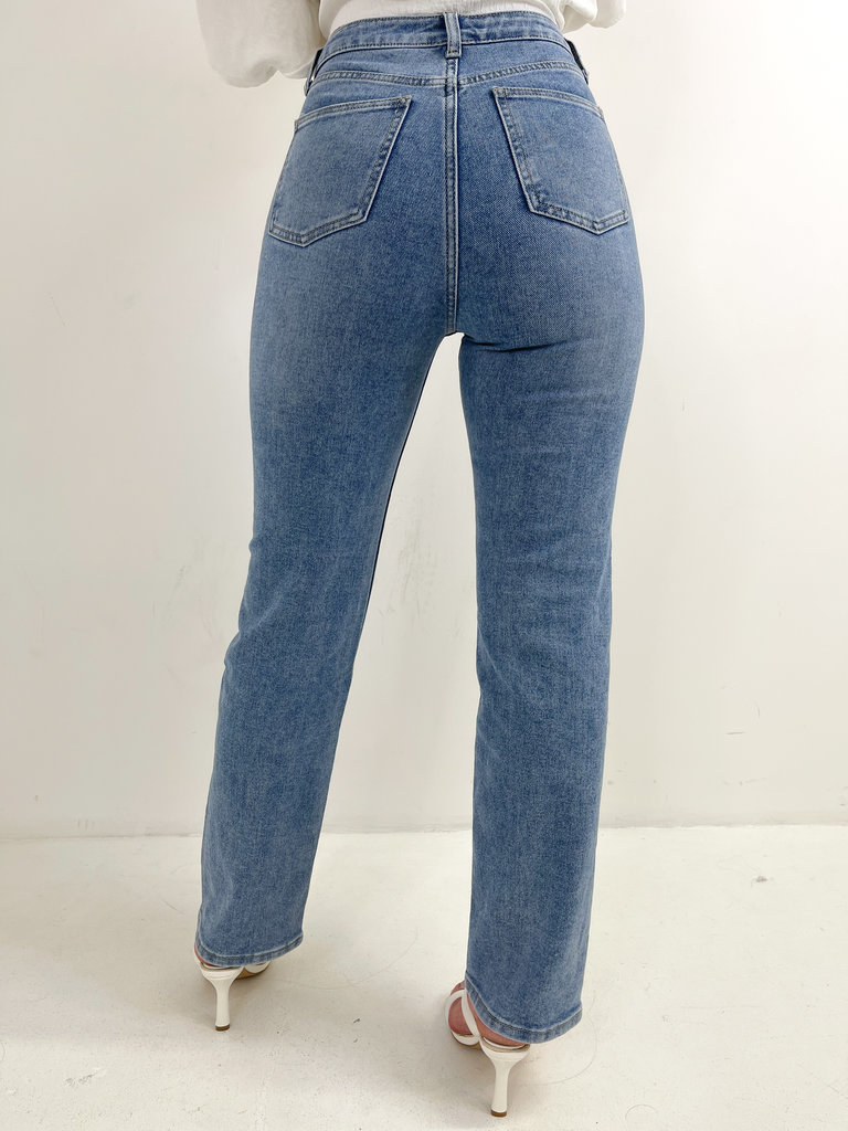 Deems "Lisa" Highwaist Straight Jeans