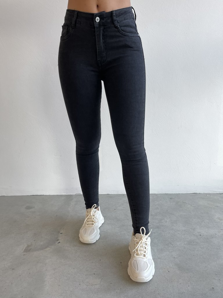 Deems "Alyssa" Highwaist  Skinny Jeans - Black