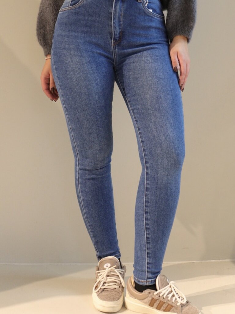 Deems "Tess" Highwaist Skinny Jeans - Blue