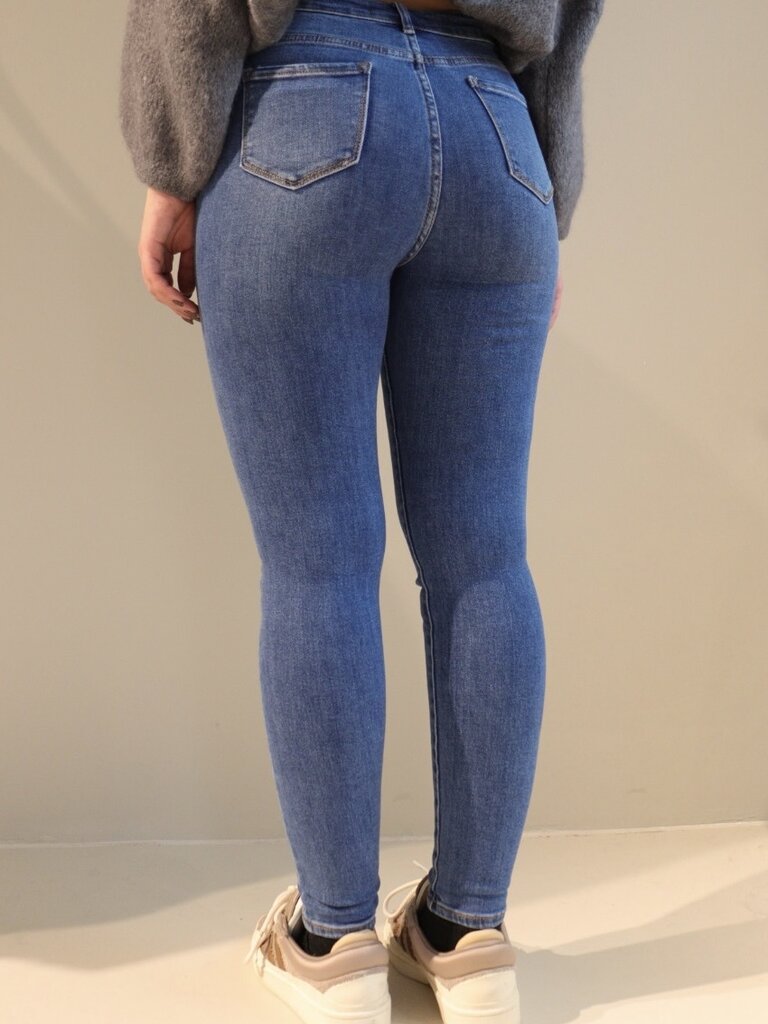 Deems "Tess" Highwaist Skinny Jeans - Blue