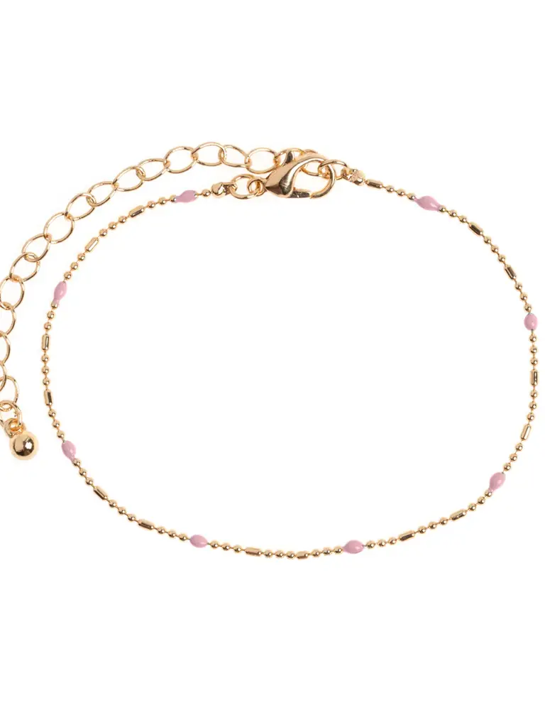 Deems Alice - Minimalistic Chain Bracelet - Pink