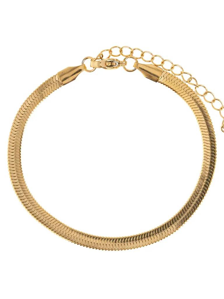 Deems Ivy - Snake Chain Bracelet Stainless Steel - Gold