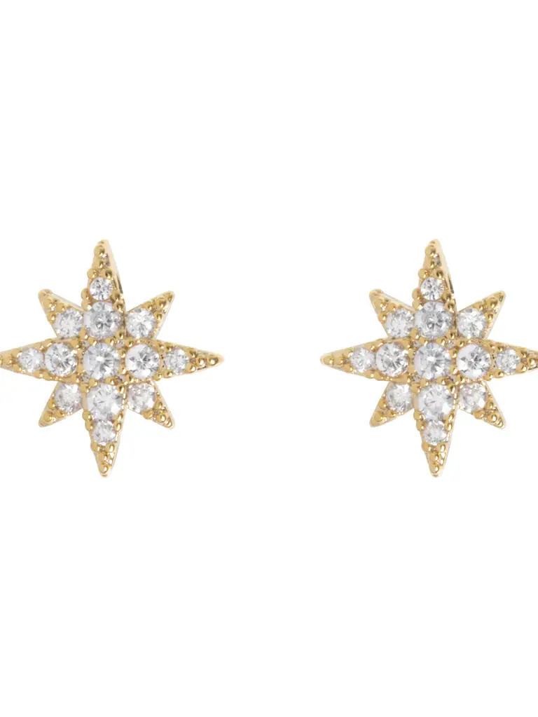 Deems Aurora - Crystal Star Stud Earrings