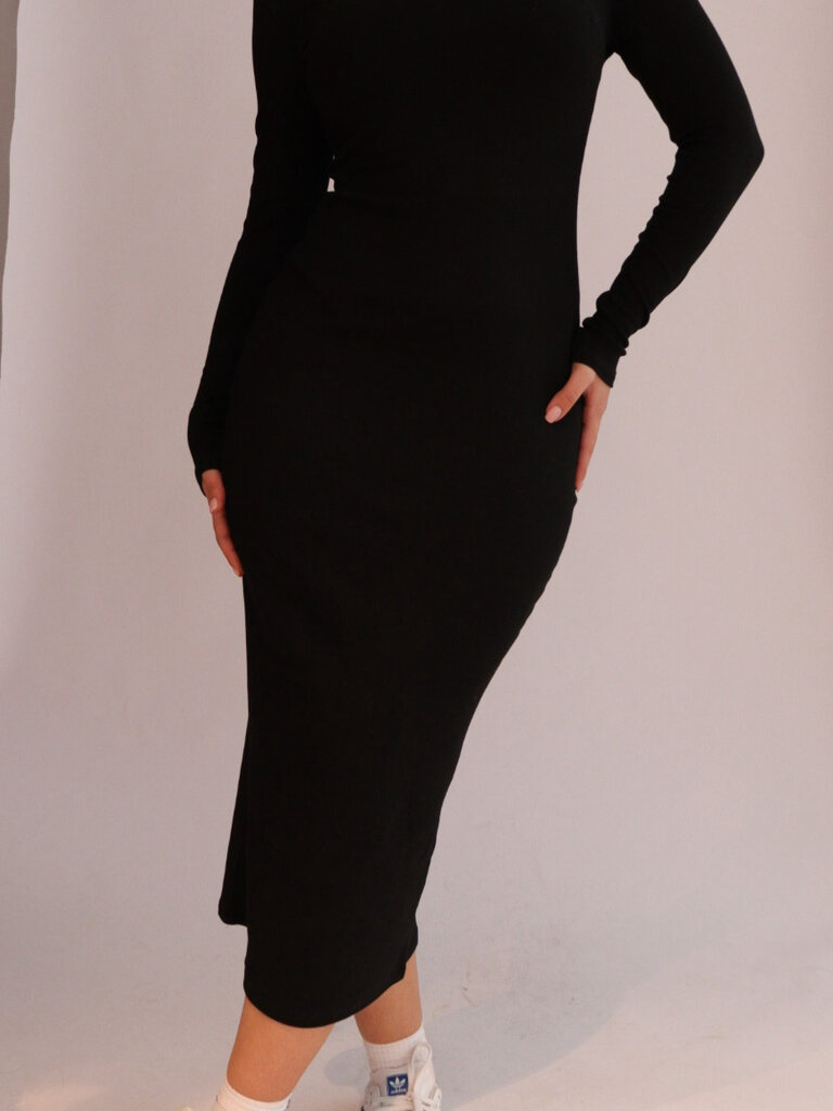 Deems "Taylor" Long Dress - Black