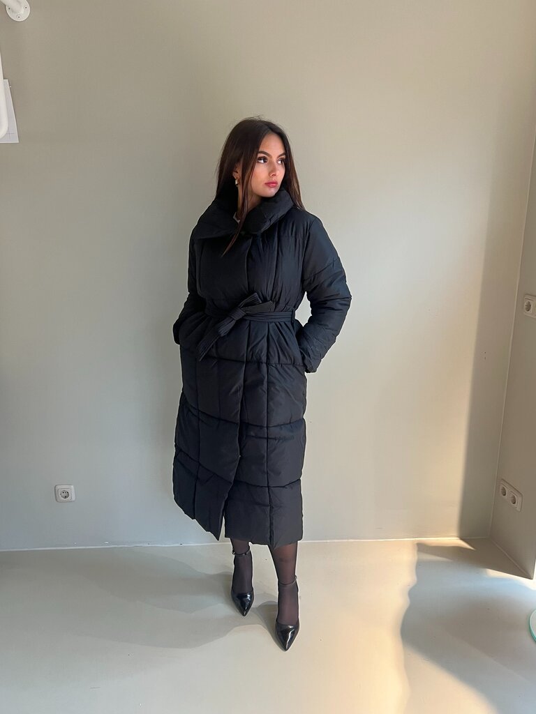 Deems "Rosalie" long padded jacket - black